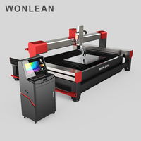 WONLEAN Machine de découpe de pierre en métal à jet d'eau CNC à 5 axes pour marbre/carreaux/verre/pierre/aluminium/cuivre