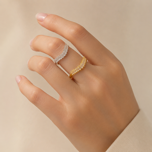 Opening <b>adjustable</b> <b>ring</b>, couple style women's daily wear jewelry - Product Image 2