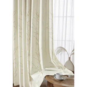 126'' inch 320cm width China manufacturer polyester blackout curtains fabric solid