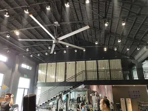 (24ft/20ft /18ft/14ft) 4500mm HVLS विशाल औद्योगिक छत पंखा