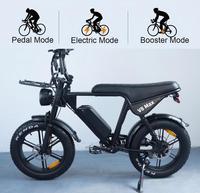 Nouveau Modèle 2025 V8 Max Vélo Électrique 250W pour Adultes Batterie 48V 15Ah Autonomie 45-55 Miles Fatbike 20*4.0 Pouces avec Moteur à Moyeu Arrière