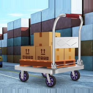 รถเข็นแพลตฟอร์มแบบหนัก ขายตรงจากโรงงาน รถเข็นพับได้สแตนเลส ราคาในปากีสถาน - Product Image 5