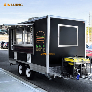 <span class=keywords><strong>Remolque</strong></span> de Comida Personalizado JINLIJING con Certificación DOT, Totalmente Equipado, Cocina Móvil para Hot Dogs, Pizza, Café, Helados - Product Image 1