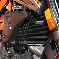واقي خزان المياه للدراجات النارية من ألياف الكربون الجافة 100٪ طراز MOQ1 3K لـ KTM Duke 390 2017-2023، هيكل من ألياف الكربون