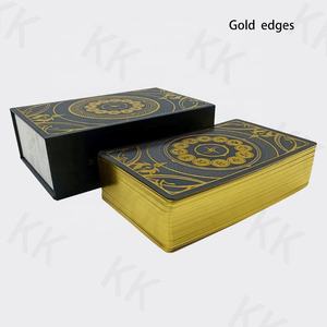 Exquisitas y Duraderas Cartas de <span class=keywords><strong>Tarot</strong></span> y Oráculo con Bordes Dorados Estampados en Oro, Precio de Fábrica, Impresión Personalizada para Adivinación - Product Image 5