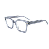 Monture de lunettes optiques vintage rectangulaires faites à la main en acétate, style italien, épaisses, service OEM