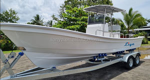Ventes directes 7.6m grand bateau en fibre de verre 25ft panga bateau de pêche au bar - Product Image 2