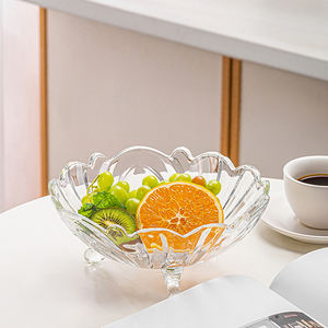 Ciotola/Piatto <span class=keywords><strong>in</strong></span> <span class=keywords><strong>Vetro</strong></span> <span class=keywords><strong>Trasparente</strong></span> Monouso Lucido <span class=keywords><strong>in</strong></span> Cristallo Europeo per Frutta - Product Image 5