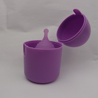Esterilizador y Estuche de Almacenamiento para Copa Menstrual Huanqingsha CupMate, Soporte para Copa Menstrual, Copa de Limpieza para Copa Menstrual