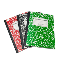 Livre en papier à couverture rigide bon marché personnalisé Cahier de notes d'exercices pour étudiants avec logo Cahier de composition d'exercices scolaires pour enfants et étudiants