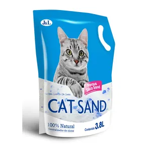 도매 주문 백색 실리카 젤 고양이 모래 실리콘 키티 쓰레기 공급자