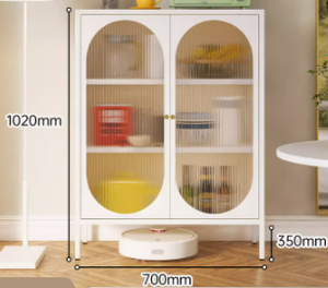 Librero Moderno de Acero con Altura Ajustable para Hogar, Muebles Escolares, Cocina, Oficinas, Salas de Estar, Librero con Piso de Lámina de Policarbonato - Product Image 2
