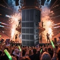Système de sonorisation professionnel pour spectacles sur scène, barre de son extérieure haute puissance, enceinte Line Array, 50Hz-18KHz, 220V