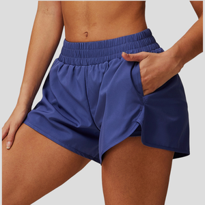 <span class=keywords><strong>Pantaloncini</strong></span> <span class=keywords><strong>Sportivi</strong></span> da Tennis Traspiranti ad Asciugatura Rapida da Donna all'Ingrosso con Tasca Laterale Aderente Integrata per Attività all'Aperto - Product Image 3