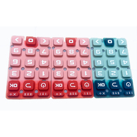 Usine OEM, caoutchouc de silicone de haute qualité, clavier d'assemblage de boutons, clavier sur mesure, rétro-éclairé, point de vente