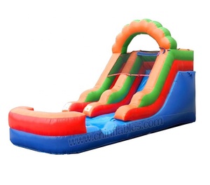 Orient Inflatables pequeño arco iris inflable agua <span class=keywords><strong>ondulado</strong></span> tobogán con piscina - Product Image 2