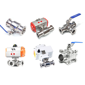 Wensen 위생 304 스테인레스 스틸 클램프-전기 볼 밸브 신속 설치 스트레이트 스루 밸브 - Product Image 5