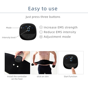 2024 nouveau développeur Fitness Muscle Toner électronique <span class=keywords><strong>ceinture</strong></span> <span class=keywords><strong>abdominale</strong></span> Six Pack Abs formateur <span class=keywords><strong>Ems</strong></span> stimulateur musculaire pour la tonification du corps - Product Image 6