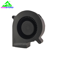 Ventilateur centrifuge sans balais DC 75x75x25mm, grand volume d'air, 12V 24V, ventilateur turbo pour purificateur d'air, extracteur de fumée