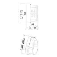 Nouvelle lampe de navigation marine LED personnalisée en acier inoxydable pour bateau/yacht, lumière bicolore de traversée et de tribord, DC12V, étanche IP67, garantie 2 ans