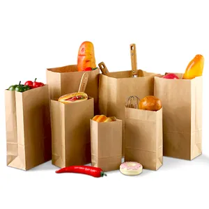 Sacs en papier usagés personnalisés ou standard à bon prix Offre Spéciale sac à provisions en papier à bas prix avec logo