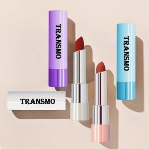 Tube de rouge à lèvres vide en métal avec bouchon à vis pour le mélange de blush et de baume à lèvres - Product Image 1