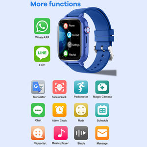 Reloj Inteligente 4G con Pantalla IPS Cuadrada para Niños, GPS, WIFI, Videollamada, SOS, Descarga <span class=keywords><strong>de</strong></span> Aplicaciones, Cámara, Monitor, Rastreador <span class=keywords><strong>de</strong></span> Ubicación, Reloj Infantil - Product Image 5