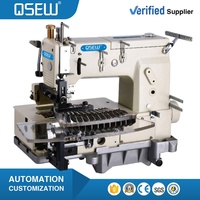 Machine à coudre industrielle QS-1412PTV 12 aiguilles plate-forme multi-aiguilles plissée épingle à plis