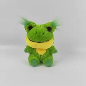 All'ingrosso produttore di peluche simpatico rana giocattolo morbido verde rana con grandi occhi lucidi farciti pasqua regalo giocattolo rana