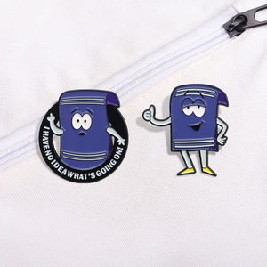 Komedi Anime sihirli havlu Toweliie emaye pimleri ben hiçbir fikrim ne oluyor broş dekoratif sırt çantası yaka rozeti takı hediye - Product Image 4