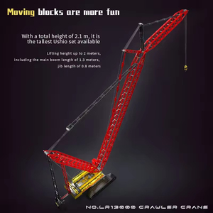 17015 Juguete de Coche Tecnológico con Control Remoto, Grúa Oruga LR13000, Set de Camión de Construcción de Bloques, Regalo de Navidad para Niños - Product Image 2