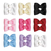 Rubans PC 1.18 ''Petit noeud pré-cravate Satin Ruban Rose Arcs pour vêtements Décoration Sous-vêtements Accessoires