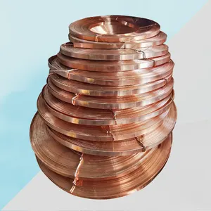 Tira de cobre liso 6mm, de cobre, de bronze
