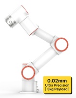 金威FR3协作机器人 3kg 622mm IP54/IP65 可选 6轴 0.02mm重复性 ISO 10218 CR CE 1m/s 1年保修