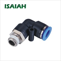 Raccord rapide pneumatique coudé à 90 degrés 5/32 5/16 3/16 1/4 3/8 1/2 NPT pour compresseur d'air