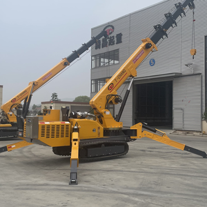 Grúa Araña Móvil de 3, 5, 6, 8 y 10 Toneladas con Pluma Telescópica de 360 Grados, Mini Grúa Hidráulica sobre Orugas para Elevación - Product Image 1