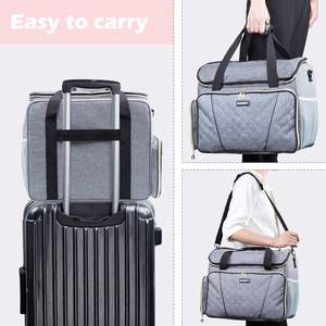 Étui de transport portable gratuit avec plusieurs poches de rangement pour une machine à coudre universelle, sac fourre-tout - Product Image 4