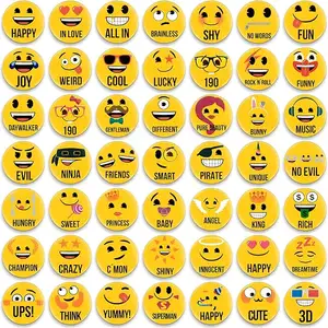 Ímãs de geladeira Smiley, adesivo forte, com emoticons para todos os dias do mês, com emoticons grandes, para um bom humor