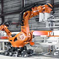 Robot industriel KUKA KR 1000 Titan 6 axes, répétabilité de 0,1 mm, protection IP65/IP67 pour une manipulation de précision, haute précision