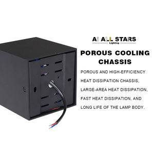 Lampu Sorot Bawah 7W 12W 15W, Kepala Ganda <span class=keywords><strong>45</strong></span> Derajat Lebar Sorot Permukaan Dipasang LED Bentuk Persegi Lampu Sorot Bawah 2/3/3, 5/4 Inci - Product Image 6