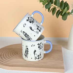 Cute 15OZ Big Capacity <b>Ceramic</b> <b>Mug</b> New Fashion Design Porcelain Coffee <b>Mugs</b> Cup - Product Image 4