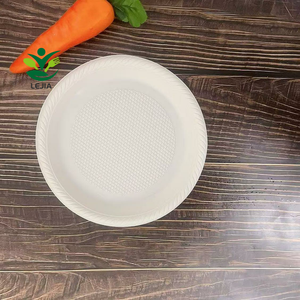 Plato de comida desechable de 8 pulgadas, plato de embalaje de almidón de maíz biodegradable, vajilla para fiesta de año nuevo - Product Image 6