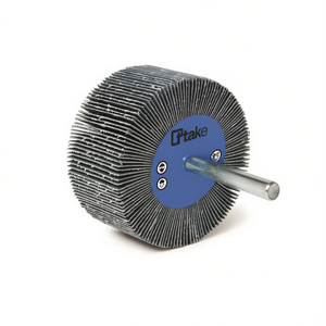 Disque à lamelles abrasif Ttake 40x30 mm, grain 60, tige de 6 mm pour le meulage du métal - Product Image 2