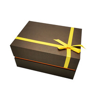 Customize <strong>Best</strong> <strong>Selling</strong> Eco-friendly Tall <strong>Wine</strong> Glass Gift <strong>Box</strong> Luxury Candle Packaging Black Foil <strong>Box</strong> with Satin Lining