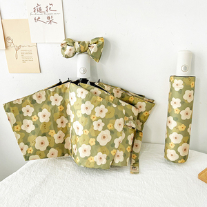 <span class=keywords><strong>Parapluie</strong></span> compact design chat dessin animé 21 pouces, imperméable, protection UV, 3 plis automatique pour soleil et <span class=keywords><strong>pluie</strong></span> - Product Image 1