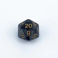 Lot de dés polyédriques en acrylique multicolores pour D&D, dés à 20 faces pour jeux de rôle sur table Dungeons & Dragons