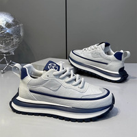 Sneakers décontractées de luxe pour hommes, conçues par des designers, légères, à semelle épaisse, hautement élastiques et à semelle souple, pour l'automne