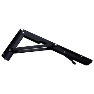 Qile K Type Foldable Steel <b>Bracket</b> Wall Mount Support Storage Shelf Holder - Product Image 3