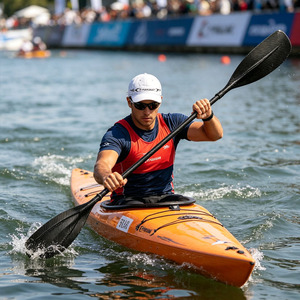 Pagaie de kayak ultra-légère en fibre de carbone 3K réglable en 3 sections, rame télescopique en fibre de carbone pour le surf et l'aviron, certifiée CE - Product Image 4