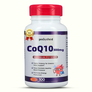 Capsules molles de <span class=keywords><strong>CoQ10</strong></span> 300 mg OEM, haute absorption, pour la santé cardiaque, la pression artérielle et le soutien à la production d'énergie - Product Image 1